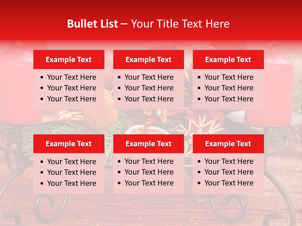 Christmas Nut Orange PowerPoint Template