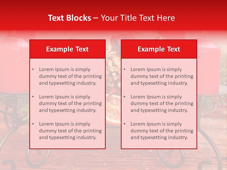 Christmas Nut Orange PowerPoint Template