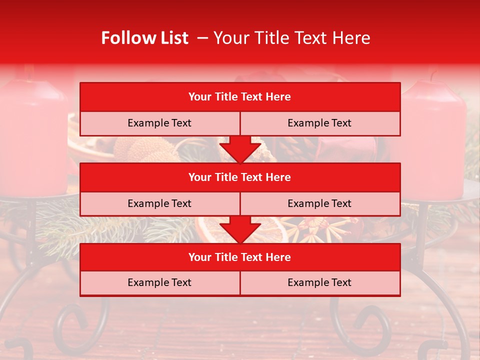 Christmas Nut Orange PowerPoint Template