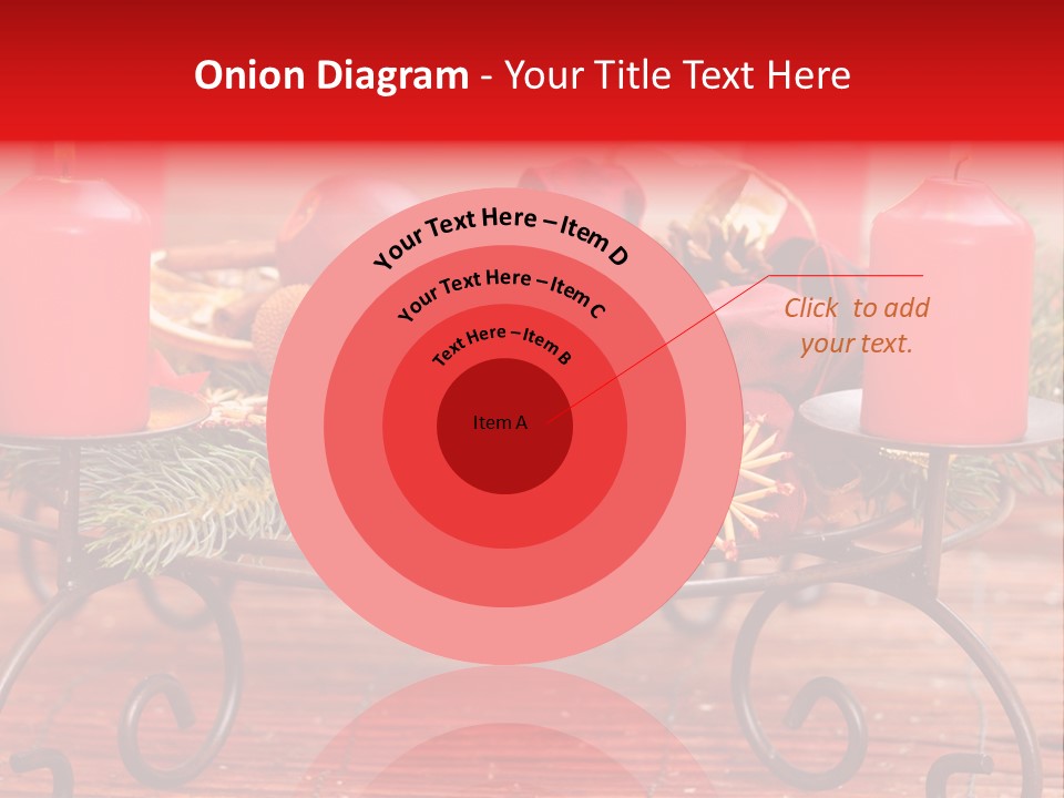 Christmas Nut Orange PowerPoint Template