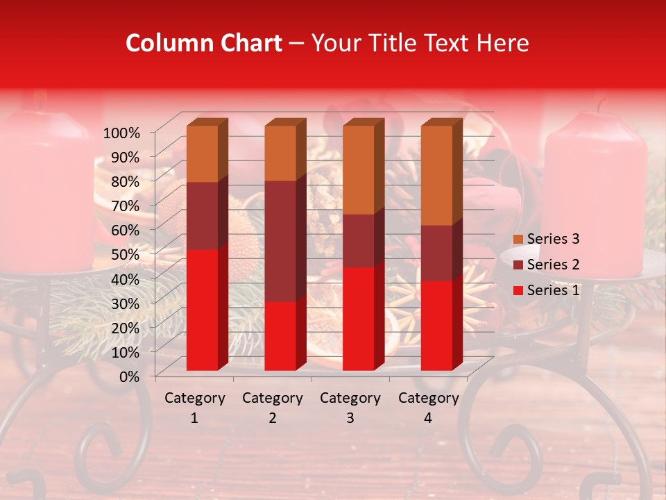 Christmas Nut Orange PowerPoint Template
