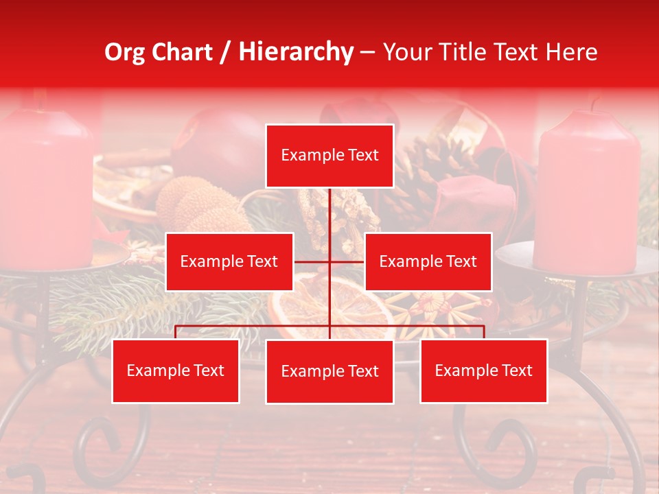 Christmas Nut Orange PowerPoint Template
