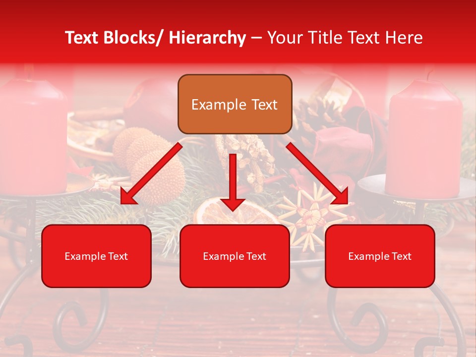 Christmas Nut Orange PowerPoint Template