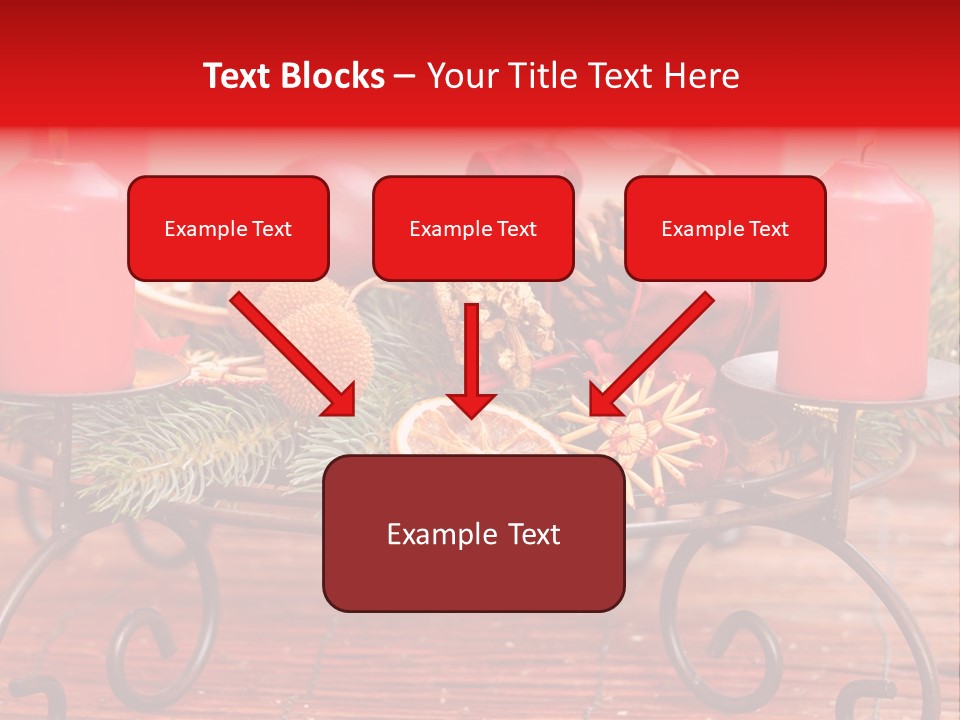 Christmas Nut Orange PowerPoint Template