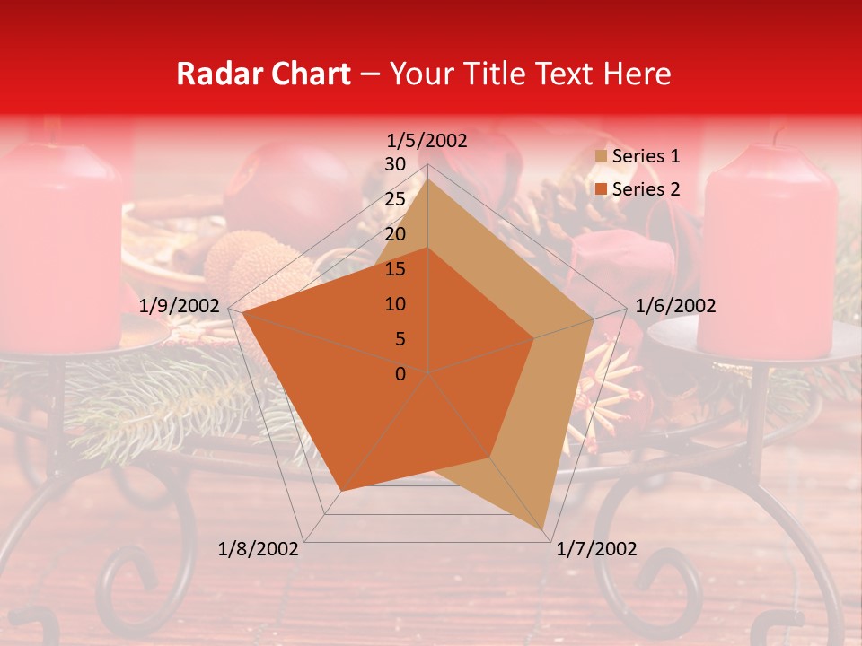 Christmas Nut Orange PowerPoint Template