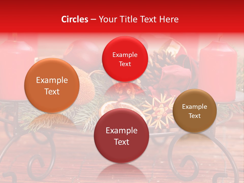 Christmas Nut Orange PowerPoint Template