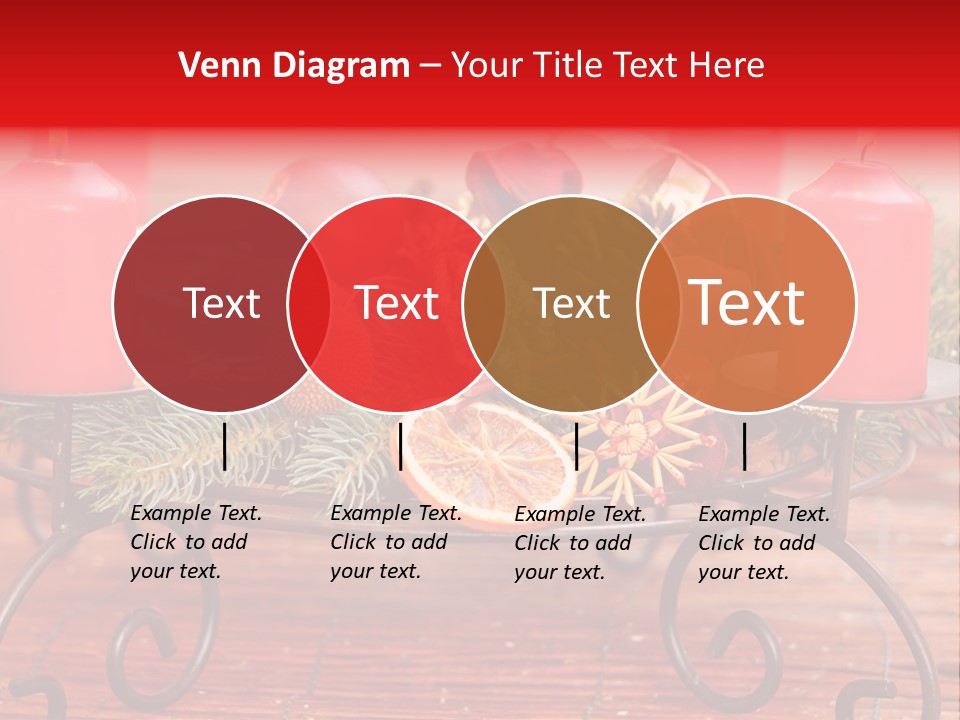 Christmas Nut Orange PowerPoint Template
