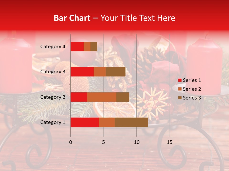 Christmas Nut Orange PowerPoint Template