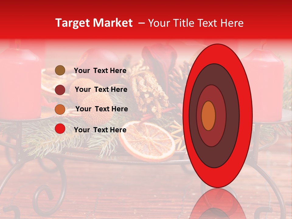 Christmas Nut Orange PowerPoint Template