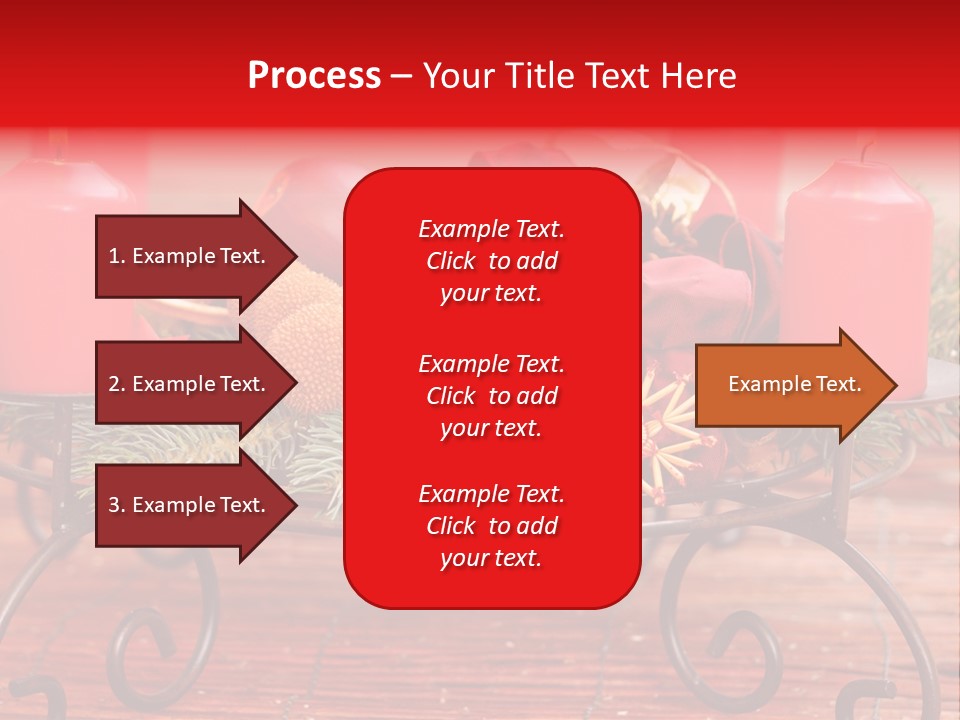 Christmas Nut Orange PowerPoint Template
