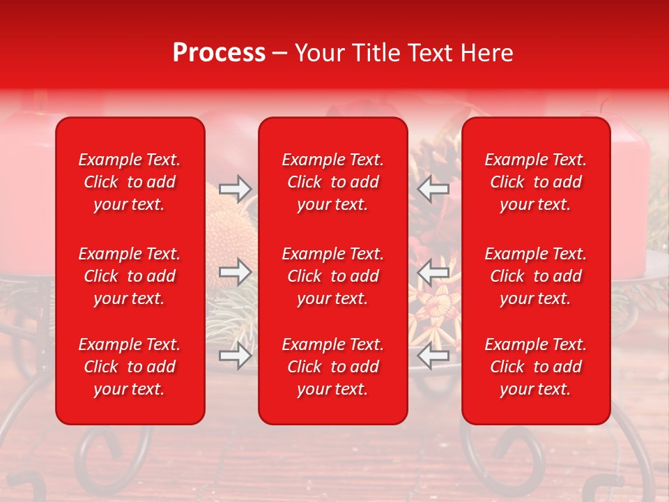 Christmas Nut Orange PowerPoint Template