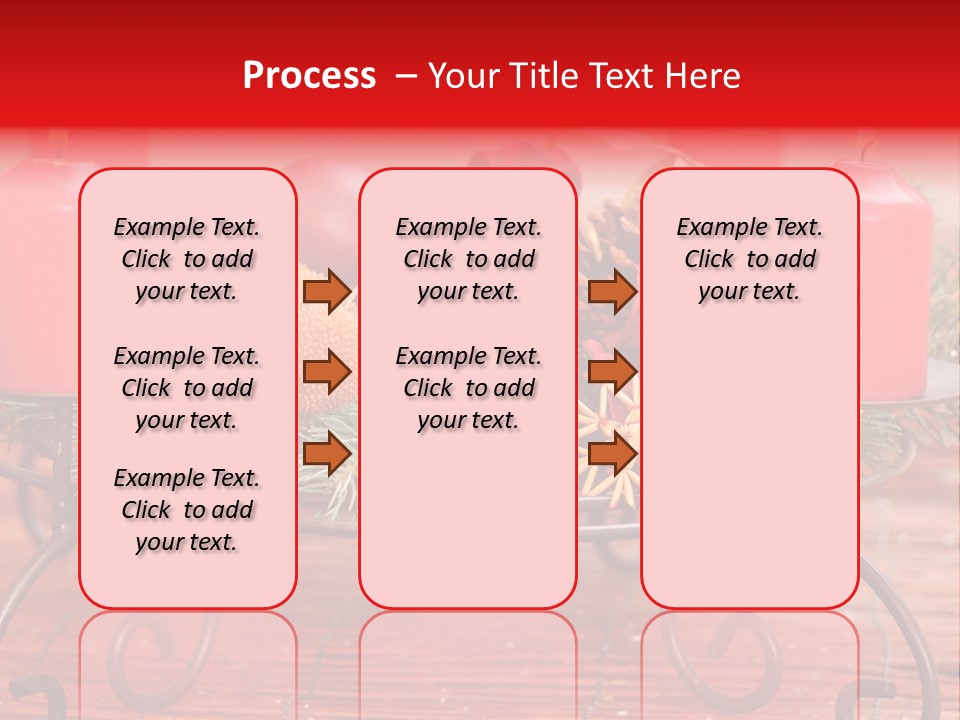 Christmas Nut Orange PowerPoint Template