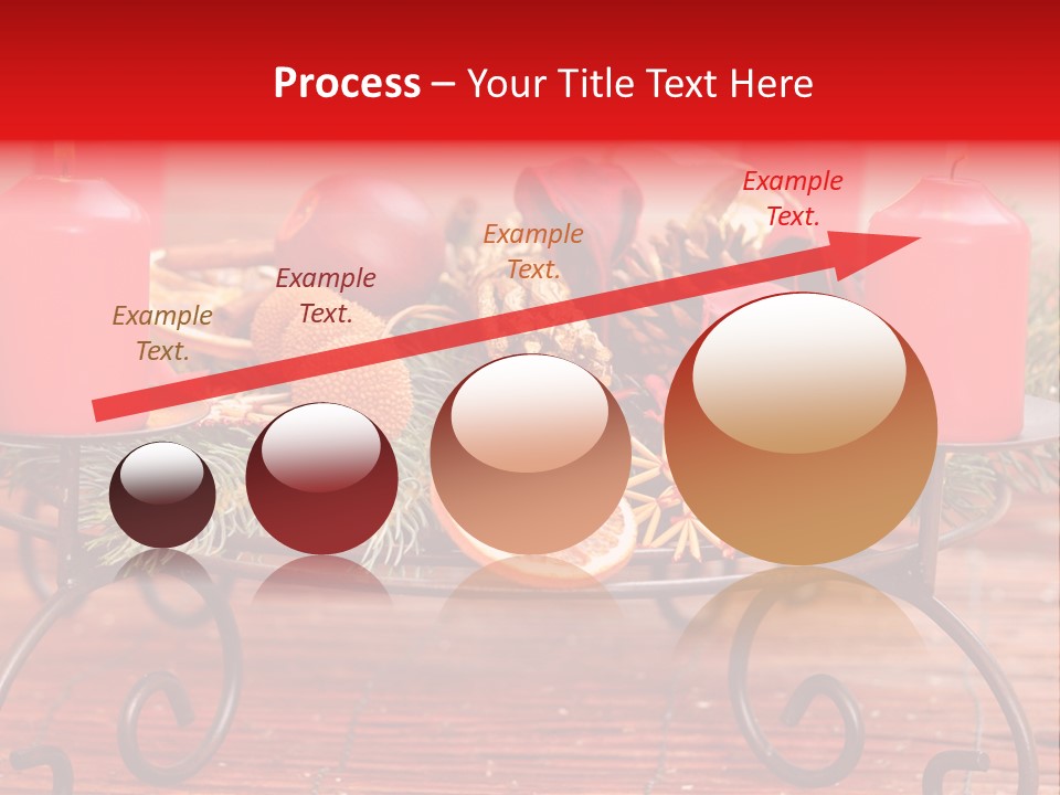 Christmas Nut Orange PowerPoint Template