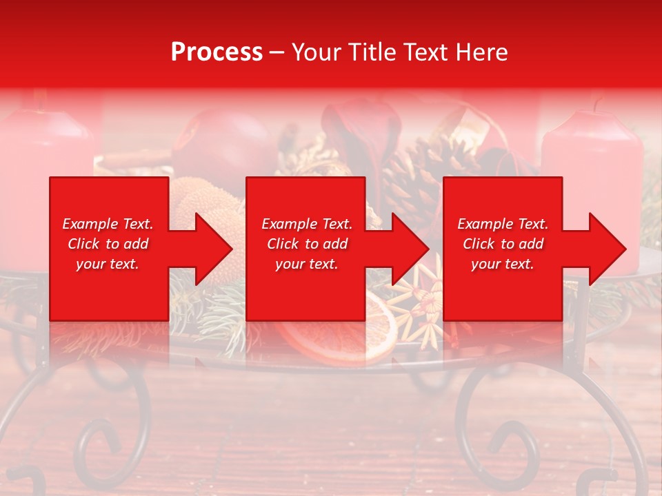 Christmas Nut Orange PowerPoint Template