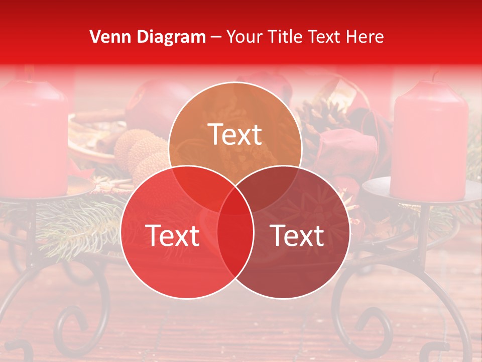 Christmas Nut Orange PowerPoint Template