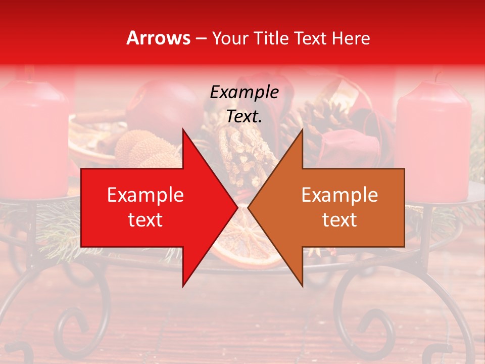 Christmas Nut Orange PowerPoint Template