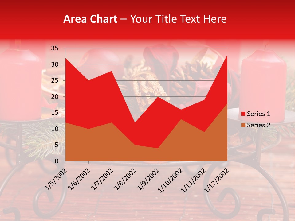Christmas Nut Orange PowerPoint Template