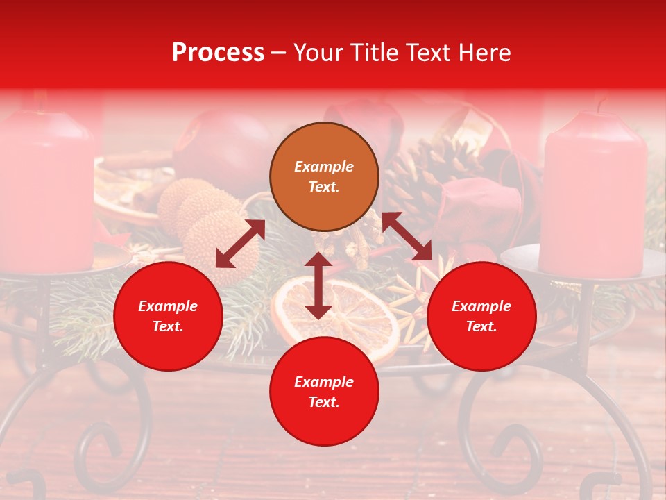 Christmas Nut Orange PowerPoint Template