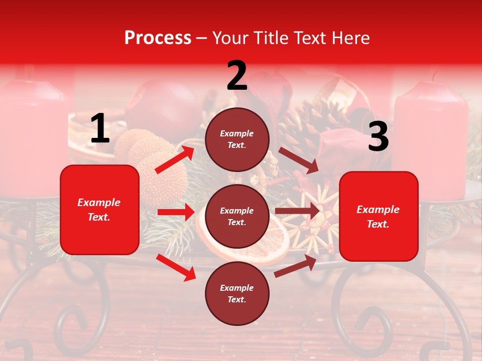 Christmas Nut Orange PowerPoint Template