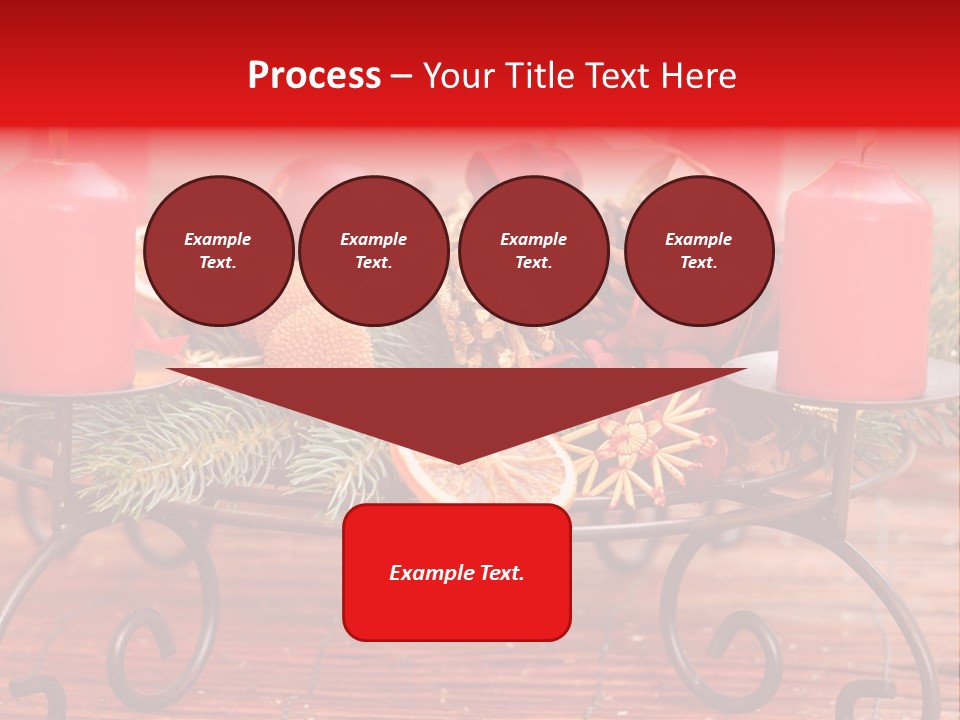 Christmas Nut Orange PowerPoint Template