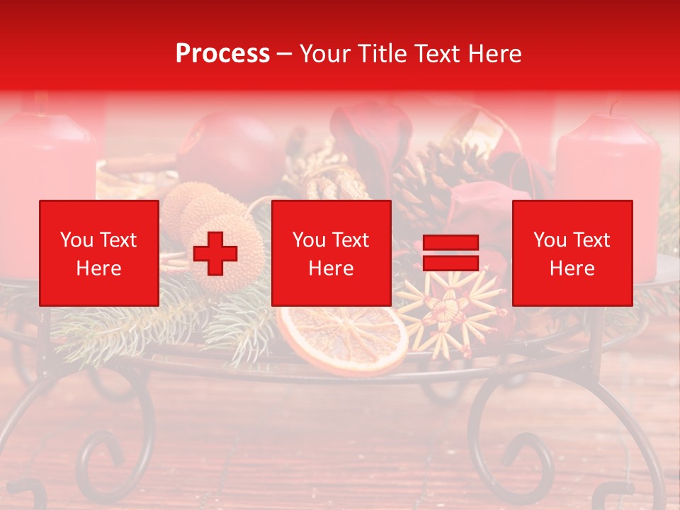 Christmas Nut Orange PowerPoint Template