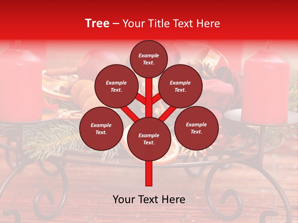 Christmas Nut Orange PowerPoint Template