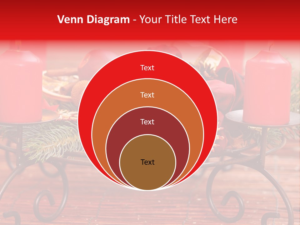 Christmas Nut Orange PowerPoint Template