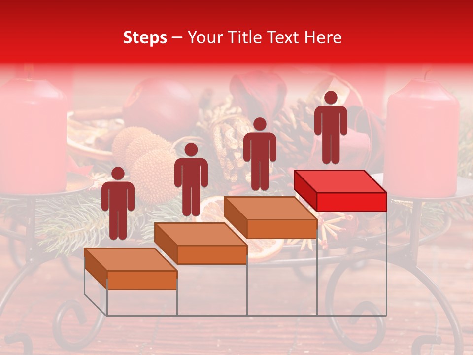 Christmas Nut Orange PowerPoint Template