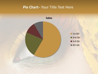 Mascara Eyesight Close Up PowerPoint Template