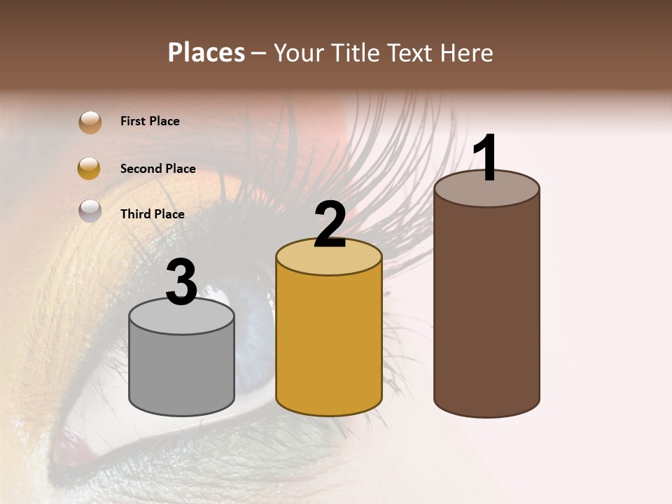 Fashion Glance Woman PowerPoint Template