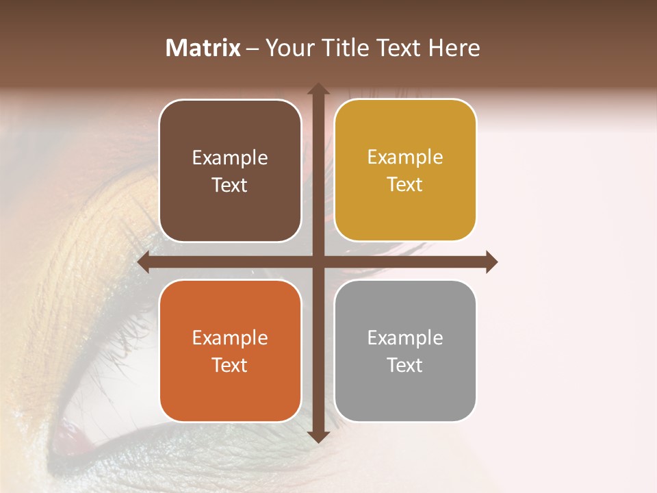 Fashion Glance Woman PowerPoint Template