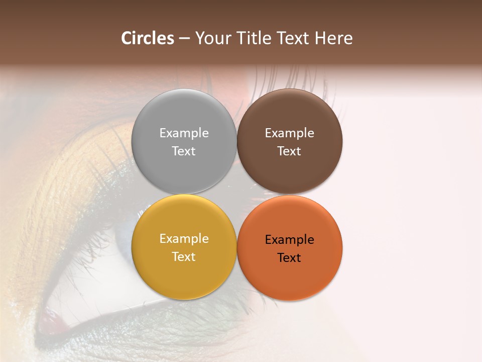 Fashion Glance Woman PowerPoint Template