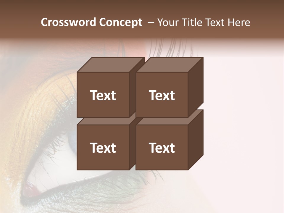 Fashion Glance Woman PowerPoint Template