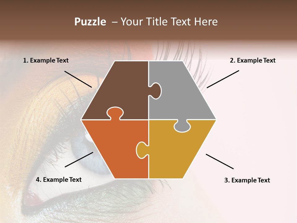 Fashion Glance Woman PowerPoint Template