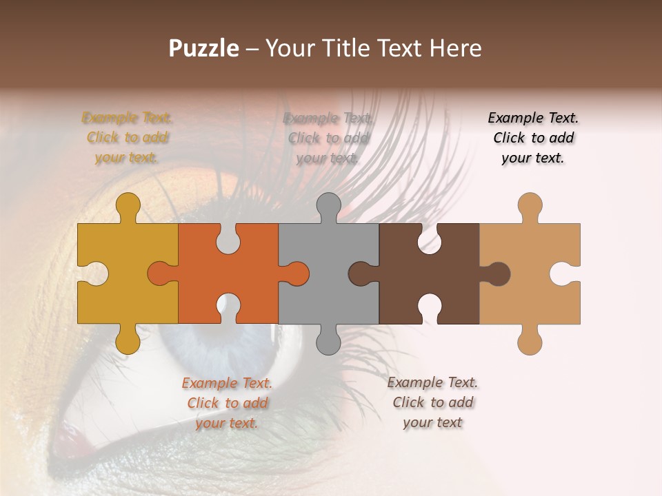 Fashion Glance Woman PowerPoint Template