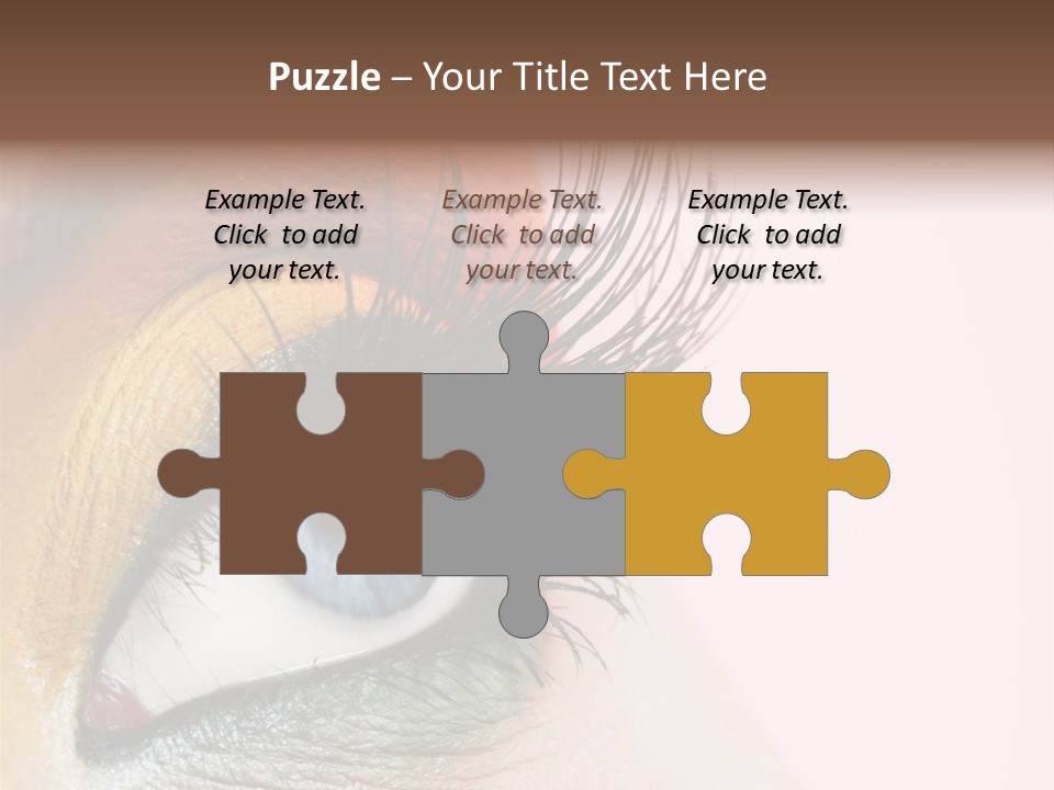 Fashion Glance Woman PowerPoint Template