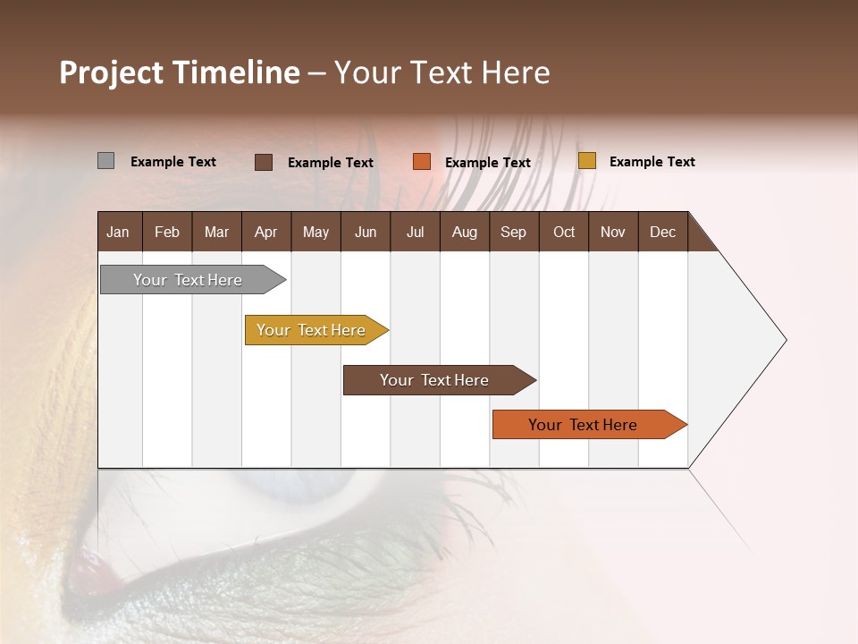 Fashion Glance Woman PowerPoint Template