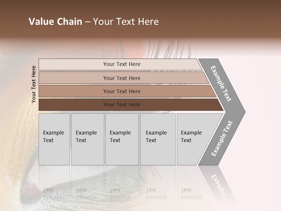 Fashion Glance Woman PowerPoint Template