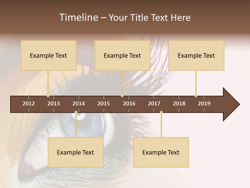 Fashion Glance Woman PowerPoint Template