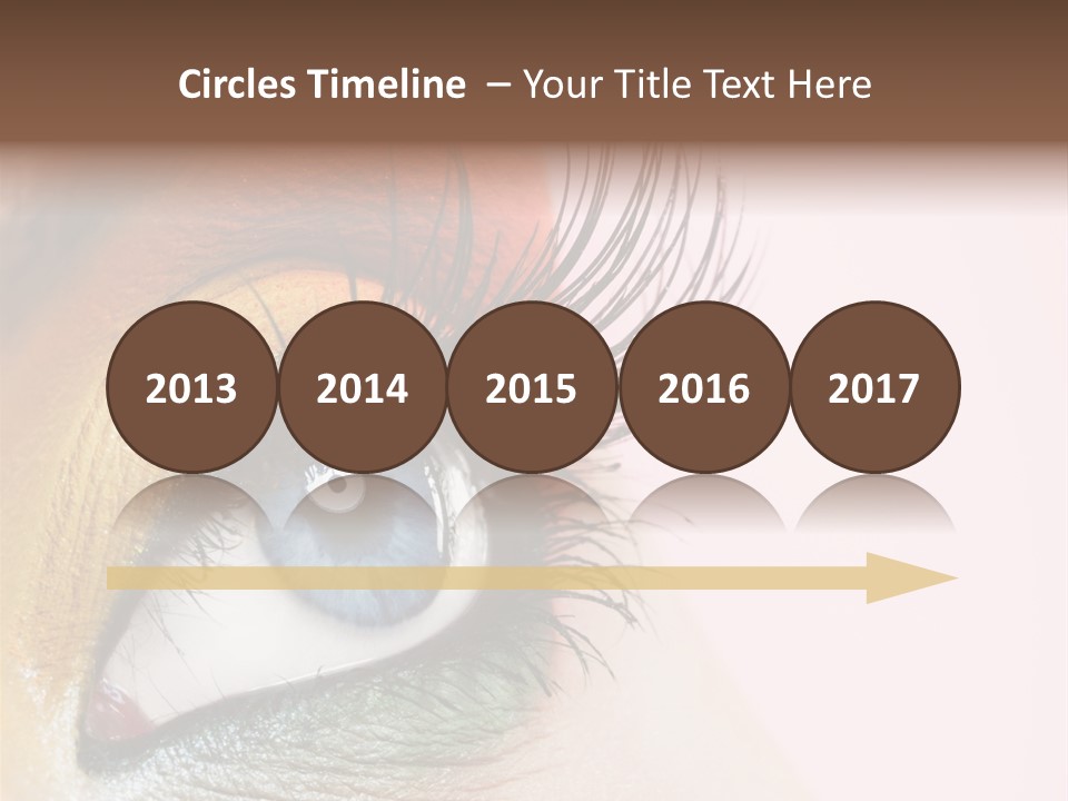 Fashion Glance Woman PowerPoint Template