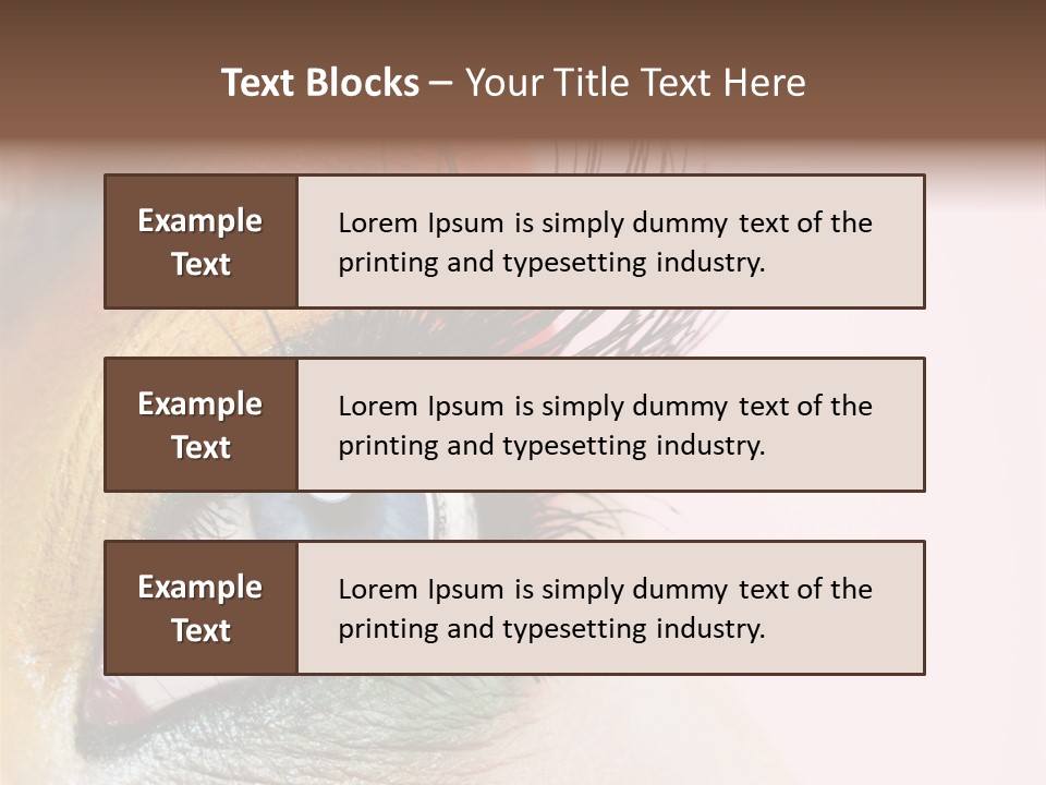 Fashion Glance Woman PowerPoint Template