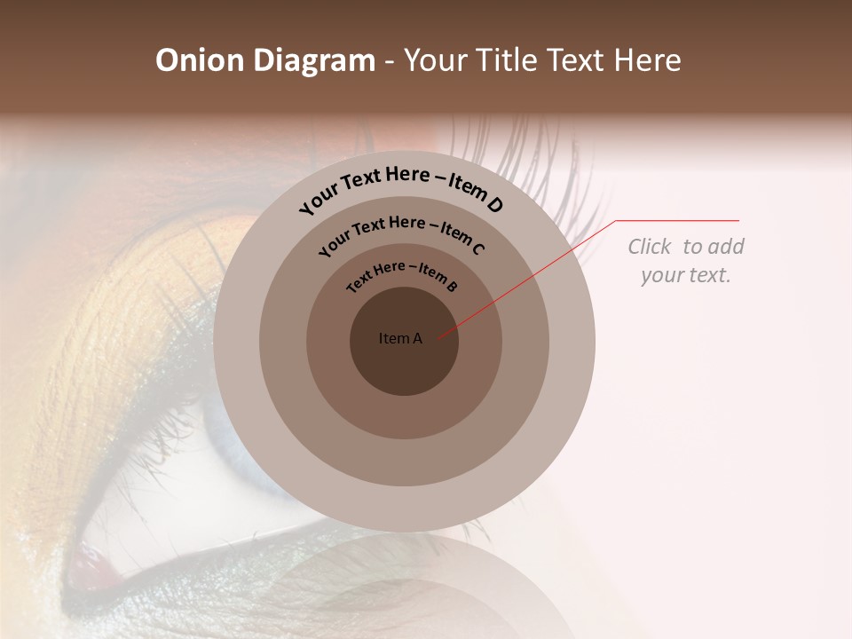 Fashion Glance Woman PowerPoint Template