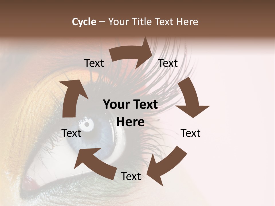 Fashion Glance Woman PowerPoint Template