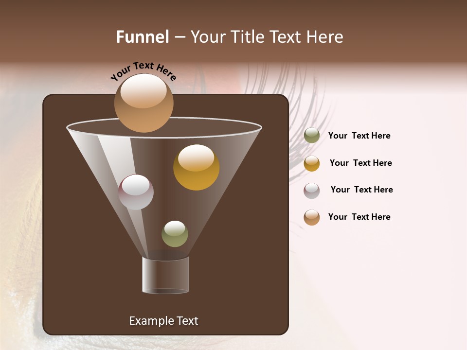 Fashion Glance Woman PowerPoint Template