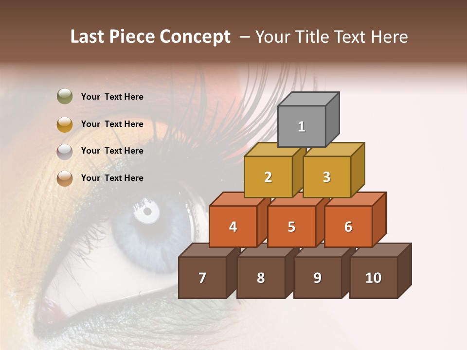 Fashion Glance Woman PowerPoint Template