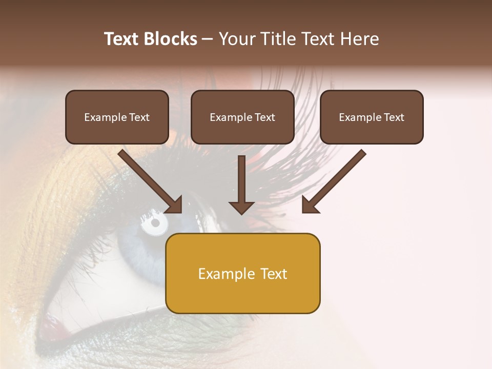 Fashion Glance Woman PowerPoint Template