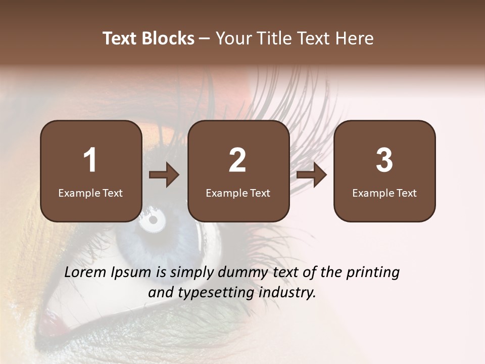 Fashion Glance Woman PowerPoint Template