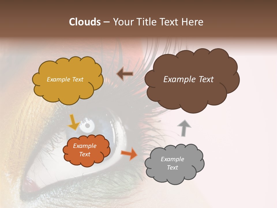 Fashion Glance Woman PowerPoint Template