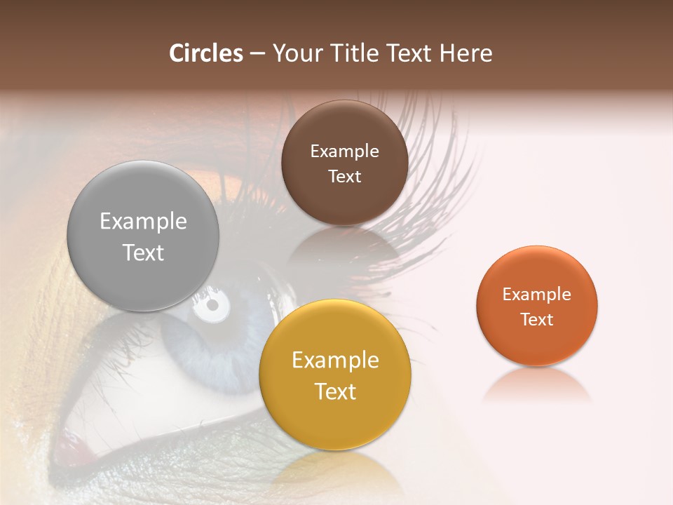 Fashion Glance Woman PowerPoint Template