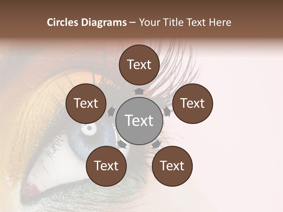 Fashion Glance Woman PowerPoint Template